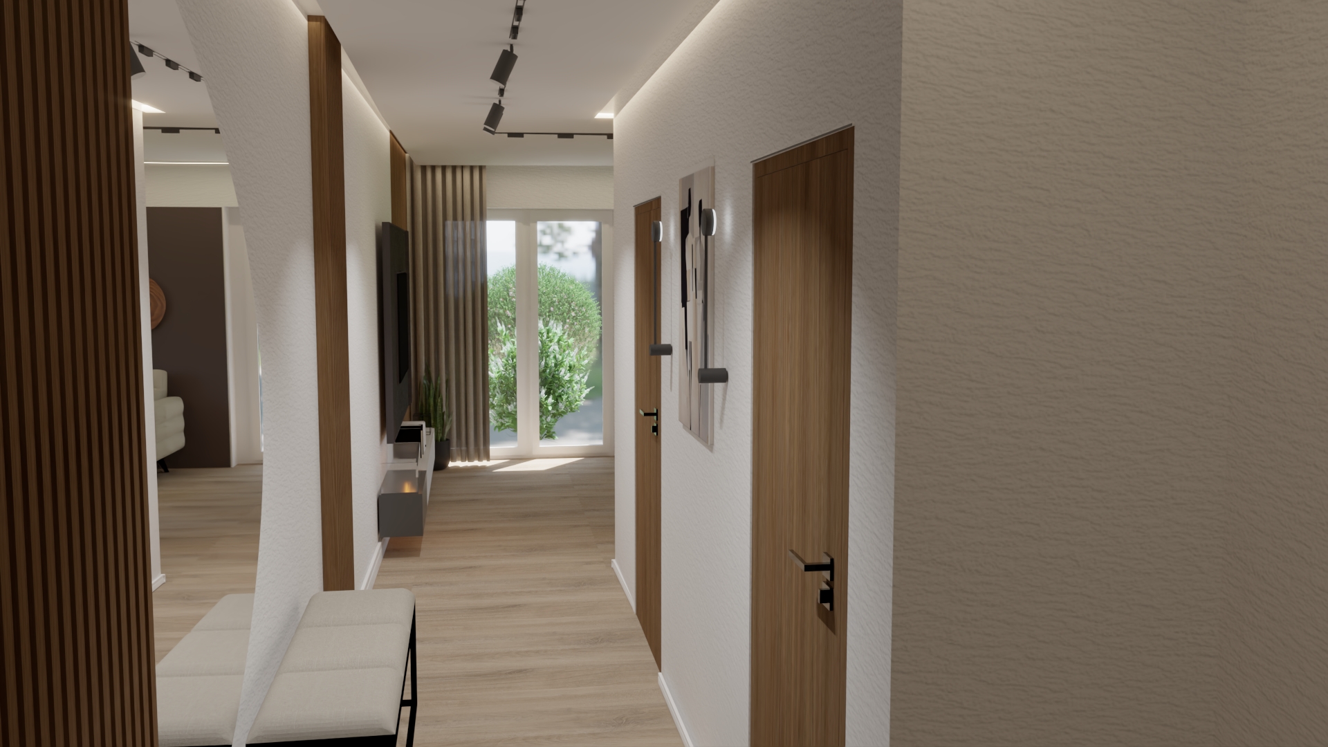 Aranżacja wnętrza mieszkania w Nowym Sączu